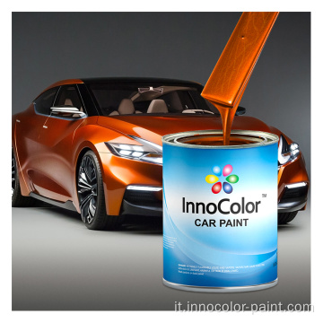 Topcoat a colori solidi 1k di vernice a vento lucido per auto vernice per auto